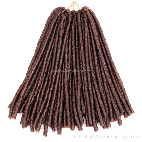 Hot sell freetress soft dread crochet freetress urban soft dread crochet braids how to install soft dreads